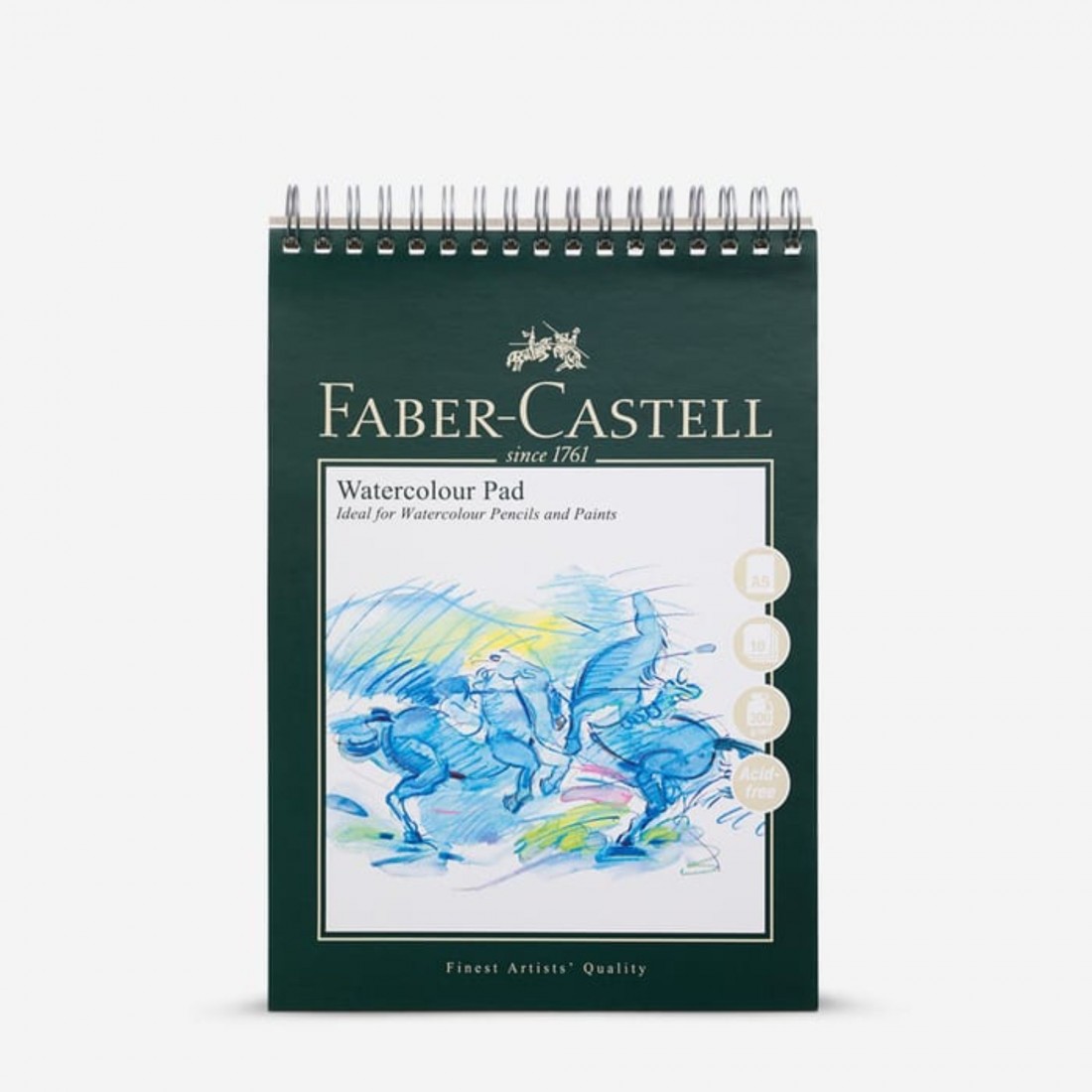 Faber Castell Watercolour Pad A5 Spiral 300gsm 10 Sheets WD793116
