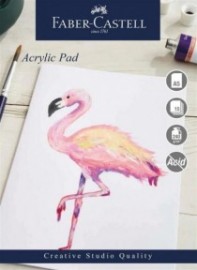 Faber Castell Creative Studio Acrylic Pad A5 240 15gsm Sheets WD862713