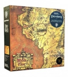 Jigsaw puzzle 1000pcs, Map of the Middle Earth Paperblanks