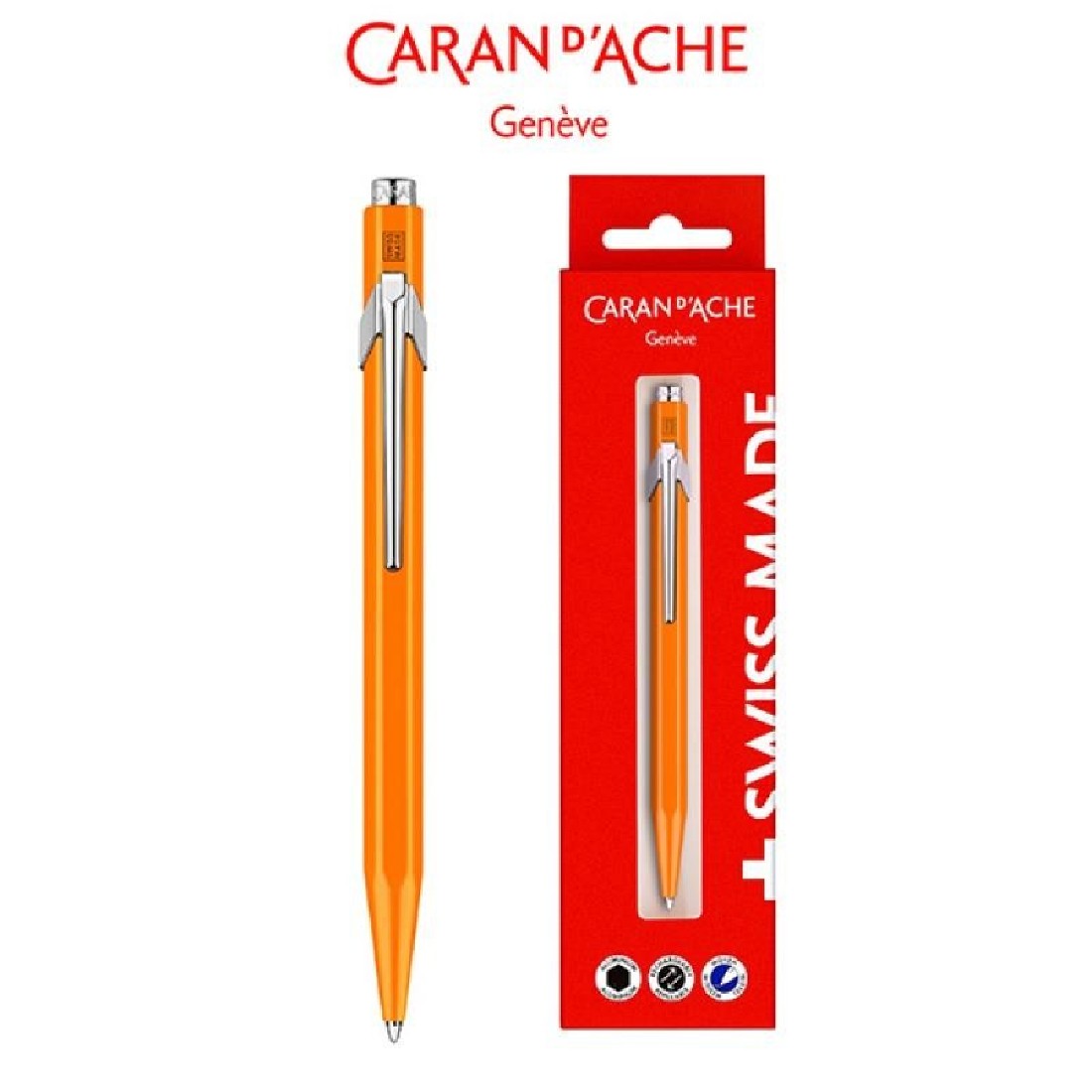Caran dache 849 line orange ballpen 0849.630