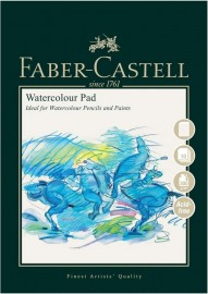Faber Castell A3 Watercolour spiral pad, 300 gsm, 10 sheets, acid free, WD792812