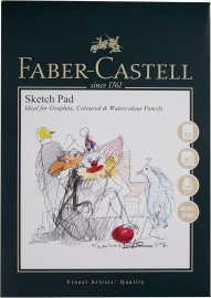 Faber Castell A3 sketch pad 40 sheets, 160 gsm, acid free, WD792614