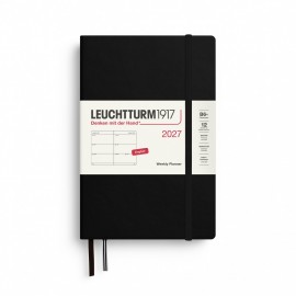 12M Weekly Planner 2027, B6 plus, hardcover, Black, Leuchtturm 1917