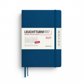 12M Daily Diary 2027, A5, hardcover, Indigo, Leuchtturm 1917