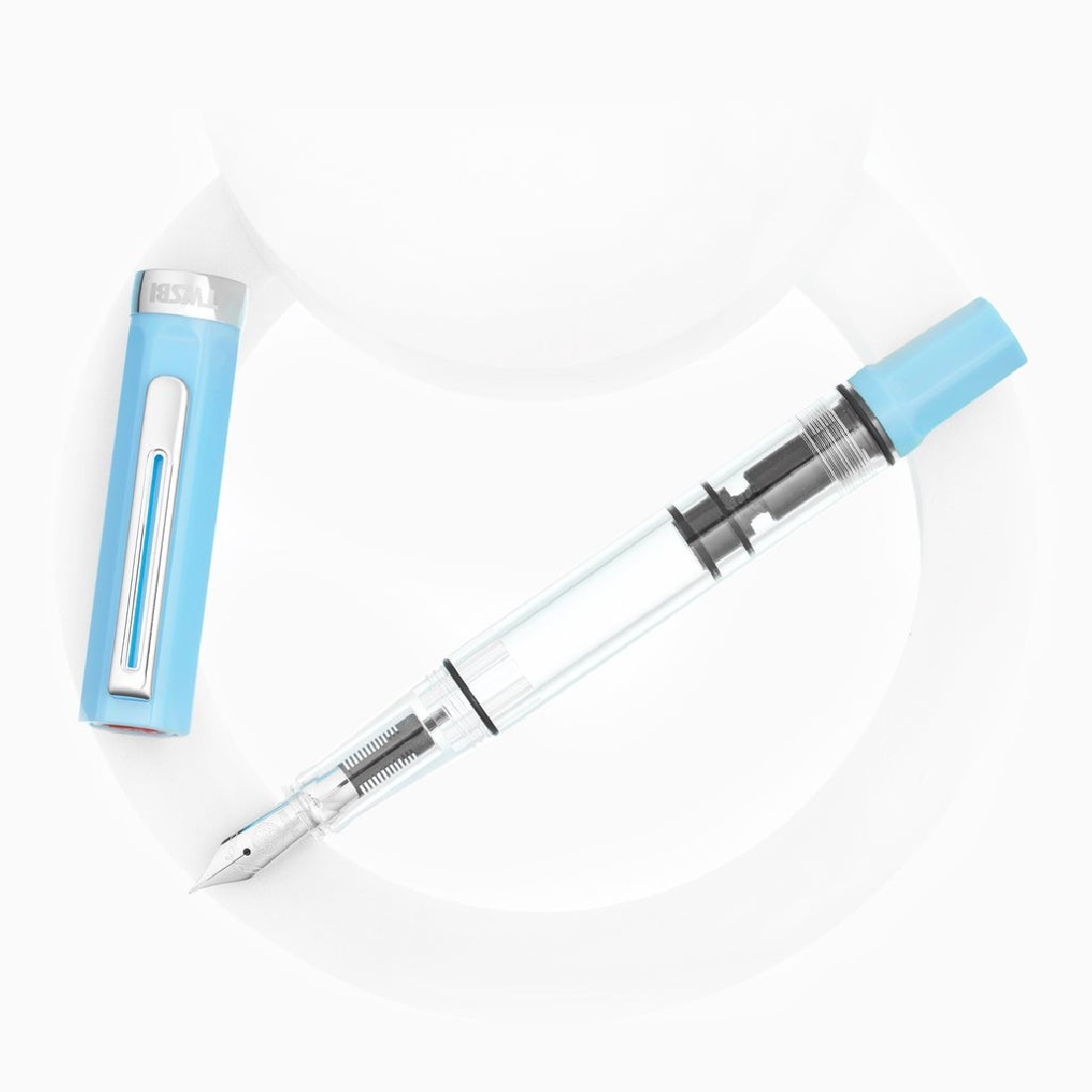 Twsbi Eco Sky Blue piston filling fountain pen
