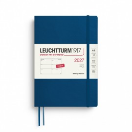 12M Weekly Planner 2027, A5, softcover, Indigo, Leuchtturm 1917