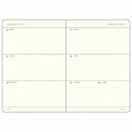 12M Weekly Planner 2027, A5, hardcover, Black, Leuchtturm 1917