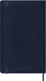 Moleskine Classic Weekly Planner 2026/2027 Weekly, 18 months, large 13x21 soft cover, Sapphire Blue