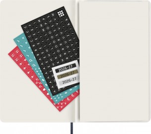 Moleskine Classic Weekly Planner 2026/2027 Weekly, 18 months, large 13x21 soft cover, Sapphire Blue