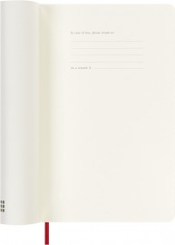 Moleskine Classic Weekly Planner 2026/2027 Weekly, 18 months, large 13x21, soft cover, Scarlet Red