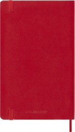 Moleskine Classic Weekly Planner 2026/2027 Weekly, 18 months, large 13x21, soft cover, Scarlet Red