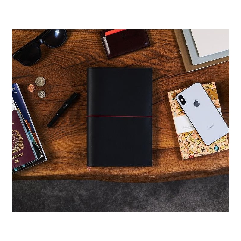 Paper Republic A5 Leather Portfolio Black