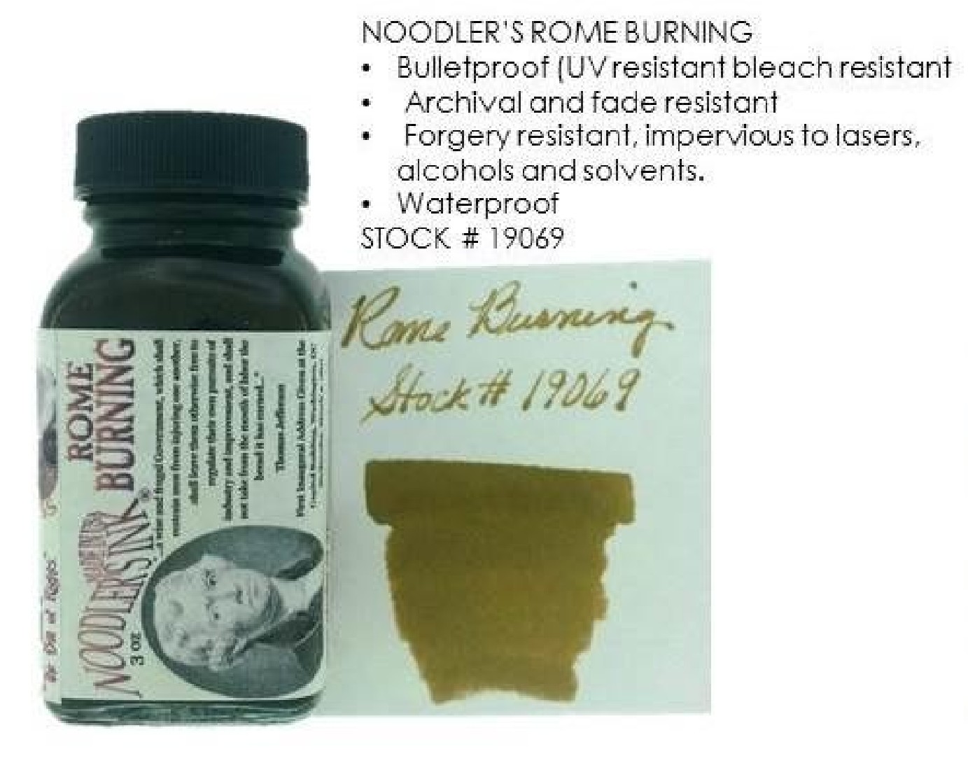 Noodlers ink Rome Burning 90ml  19069