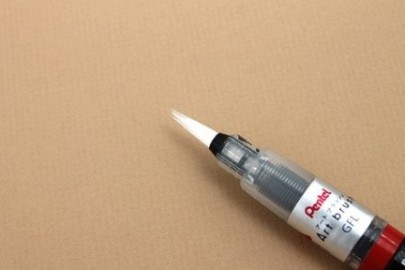 Pentel Art Brush Pen - Yellow Orange   GFL140