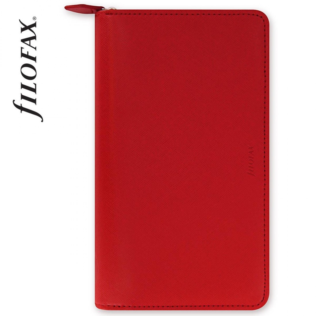 Filofax Organiser Compact Zip Saffiano Poppy 022534.