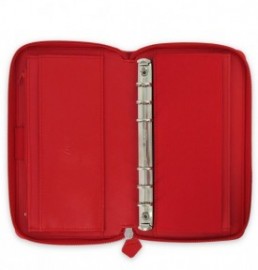 Filofax Organiser Compact Zip Saffiano Poppy 022534.