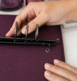 Filofax Organizer A5 Camden Plum Modular 021766