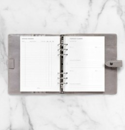REFILL A5 TRAVEL PLANNER NOTEBOOK 152008 FILOFAX.
