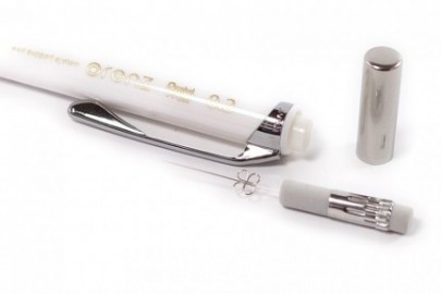 Pentel Orenz 0.2mm White mechanical pencil PP502W