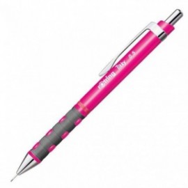 Rotring  tikky mechanical pencil neon pink 0,5mm (free leads & eraser)