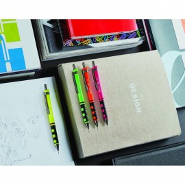 Rotring  tikky mechanical pencil neon pink 0,5mm (free leads & eraser)