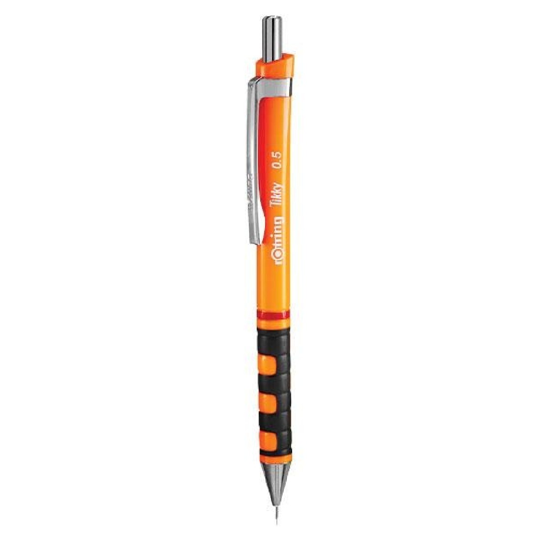 Rotring  tikky mechanical pencil orange 0,5mm (free leads & eraser)