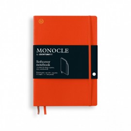Leuchtturm 1917 Monocle Mandarin notebook softcover B5 178x254mm, 117 dotted  pages with 1 rear pocket
