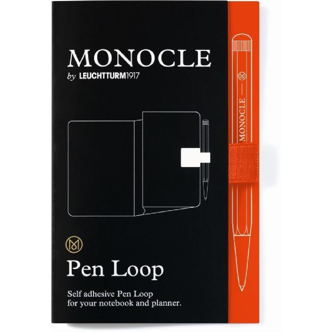 Leuchtturm 1917 MONOCLE pen loop mandarin