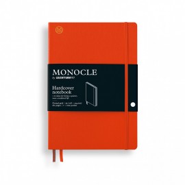 Leuchtturm 1917 Monocle Mandarin notebook hardcover B5 178x254mm, 181 dotted  pages with 1 rear pocket