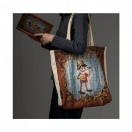 Paperblanks canvas bag Pinocchio P