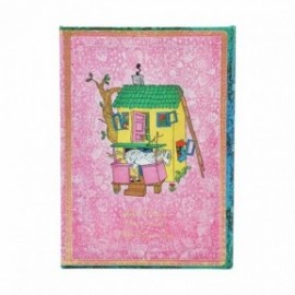 Paperblanks notebook midi 12,5x18 Pippi Longstocking story by Astrid Lindgren, hard cover ruled