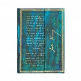 Notebook Verne Twenty Thousand Leagues Midi Wrap Lined 13x18 Paperblanks
