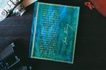 Notebook Verne Twenty Thousand Leagues Midi Wrap Lined 13x18 Paperblanks