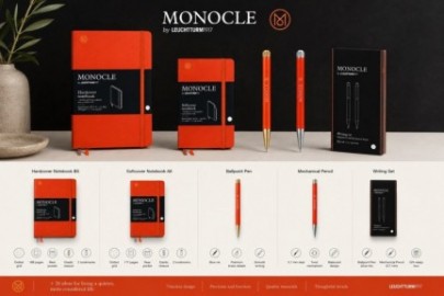 Leuchtturm 1917 MONOCLE pen loop mandarin