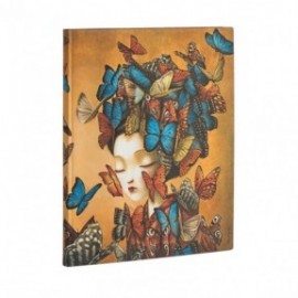 Paperblanks notebook, Madame Butterfly, Ultra 18x23, soft cover, lined, 176 pages,