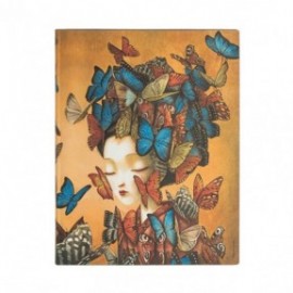 Paperblanks notebook, Madame Butterfly, Ultra 18x23, soft cover, lined, 176 pages,