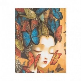 Paperblanks notebook, Madame Butterfly, Ultra 18x23, soft cover, lined, 176 pages,