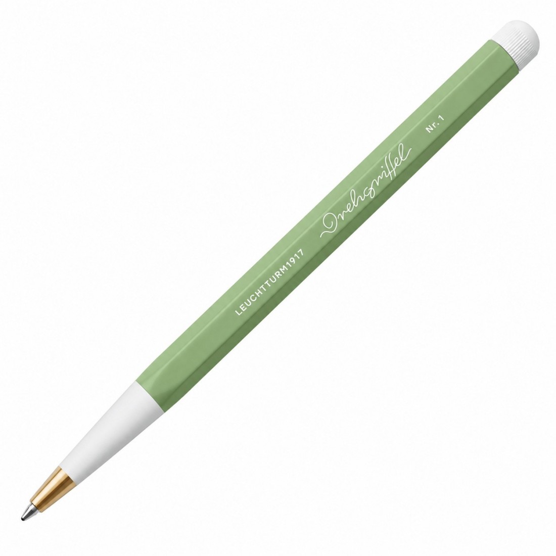 Leuchtturm 1917 Drehgriffel Nr.1 Olive,  Gelpen with black ink