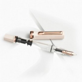 Twsbi Eco Creme with rosegold trims, piston filling fountain pen