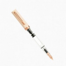 Twsbi Eco Creme with rosegold trims, piston filling fountain pen