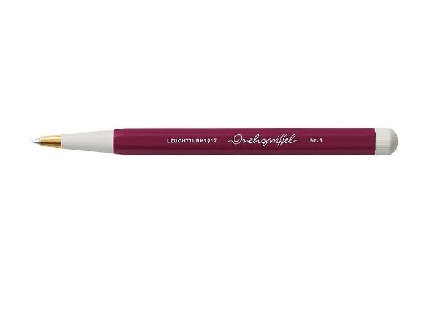 Leuchtturm 1917 Drehgriffel Nr.1 Port Red, Ballpoint pen, with royal blue ink