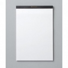 Mnemosyne notepad staple bound 187 A4 70sheets 5mm squared 80gr MN