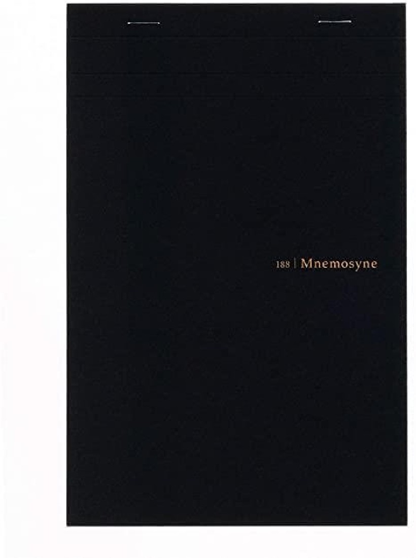 Mnemosyne notepad staple bound 188 A5 70sheets 5mm squared 80gr MN