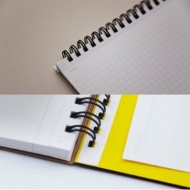 Mnemosyne spiral notebook 180A A4 70sheets 5mm squared 80gr MN
