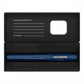 Kaweco and Moleskine blue fountain pen