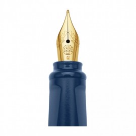 Kaweco and Moleskine blue fountain pen