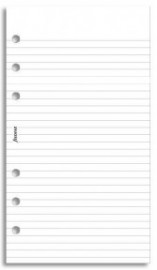 Filofax refill Personal White Ruled Notepaper Value Pack 133047