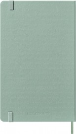 Moleskine weekly diary 2026-2027, 18 months, hard cover, large 13x21 sage green