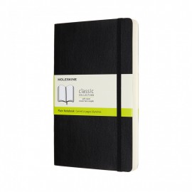Notebook Large 13x21 Plain Expanded Version Black Soft Cover Moleskine