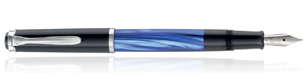 Pelikan M205 Blue Marbled Fountain Pen